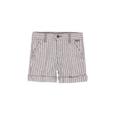 Bermuda lino listado de bebe niño